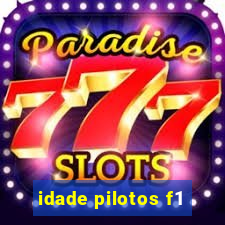 idade pilotos f1